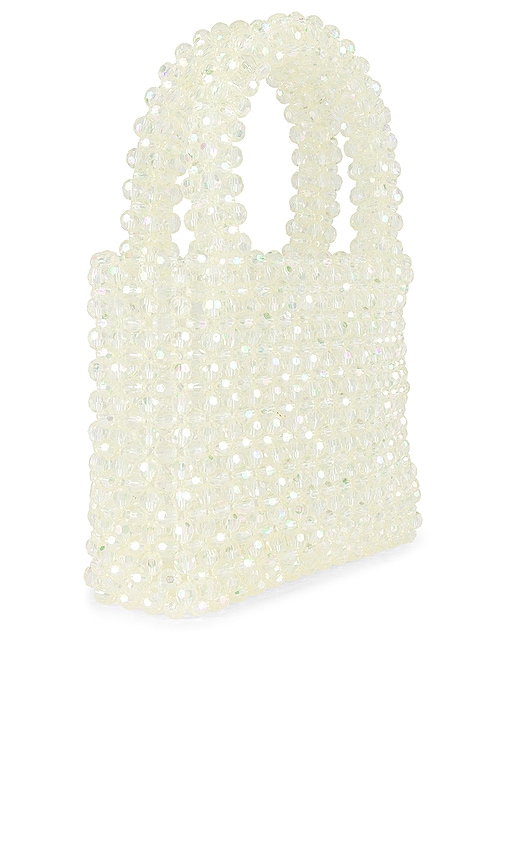 view 3 of 4 Bebe Beaded Bag in Holographic Clear