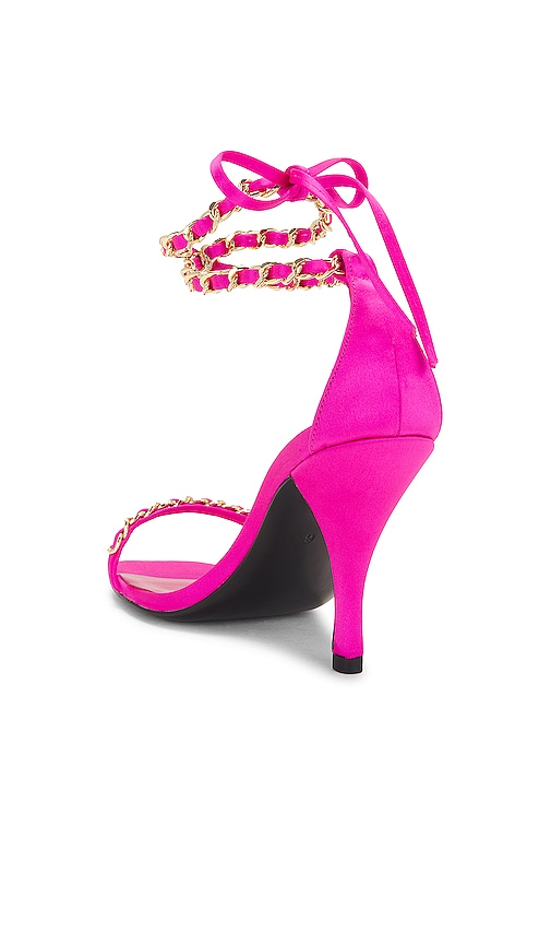 view 3 of 5 Chain Sandal in Electric Pink