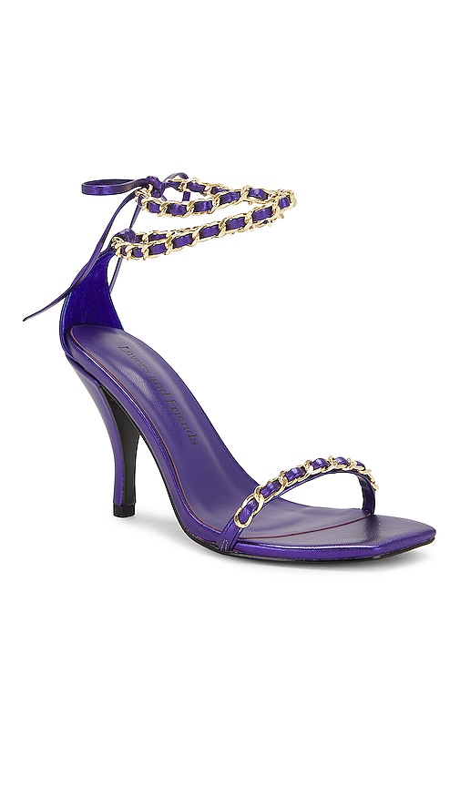 view 2 of 5 Chain Sandal in Purple