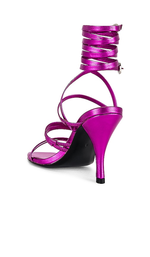 view 3 of 5 Multi Strap Heel in Electric Pink