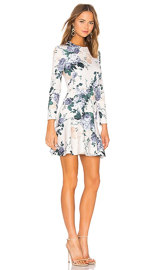 lover peony mini flip dress