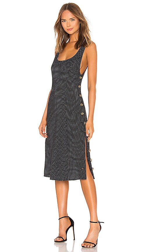 LPA Tank Midi Dress in Ditsy Dots | REVOLVE