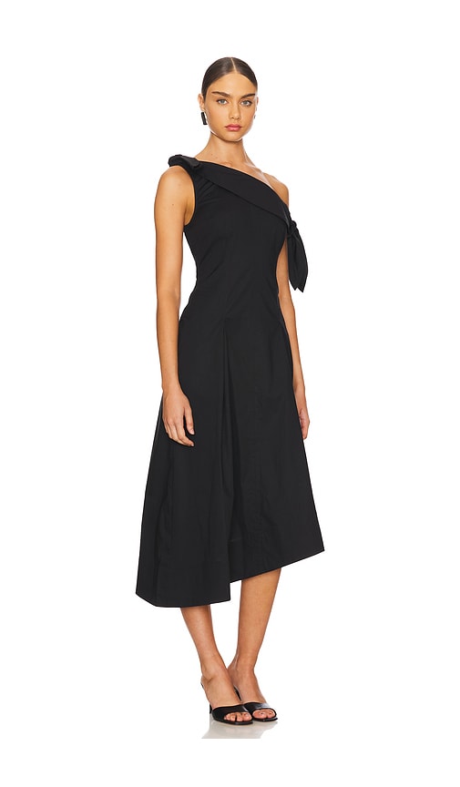 Shop Lpa Eloise Midi Dress In Black