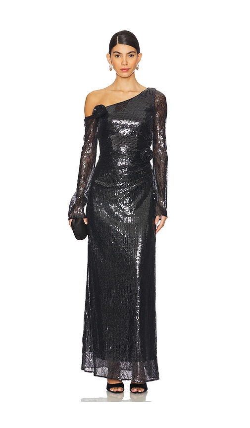 Lpa Aniella Gown In Black