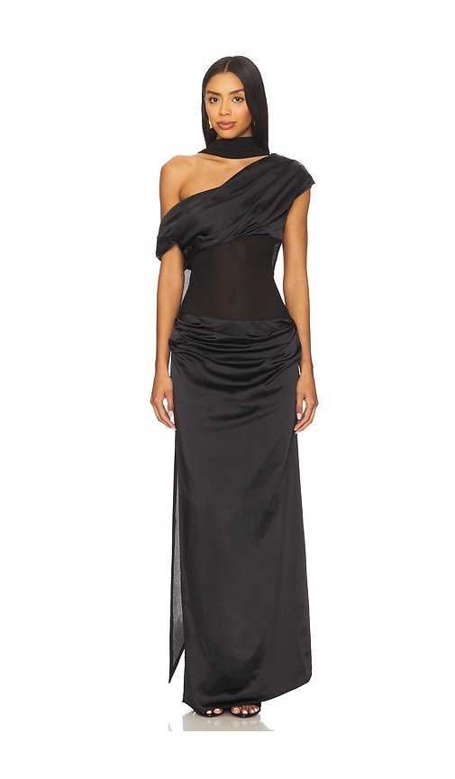 Gaia Gown in Black. - size XS (also in L, M, S, XL, XXS)