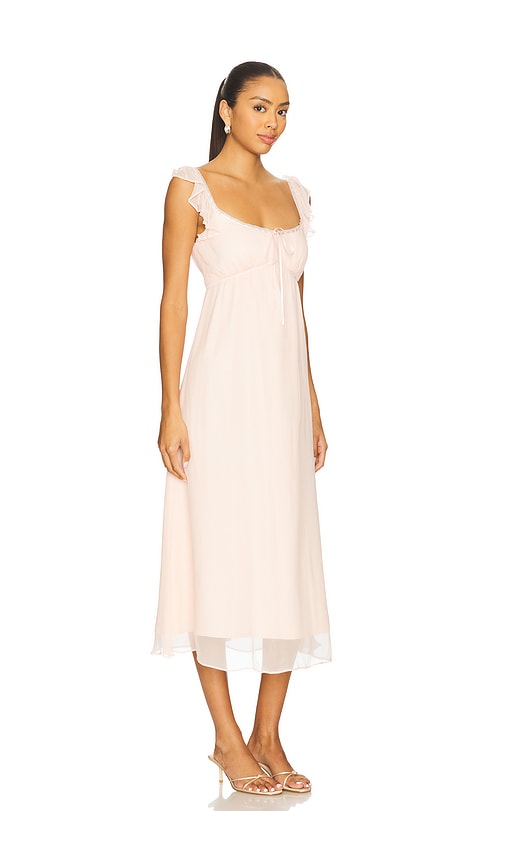 Lpa Melia Midi Dress In Multi