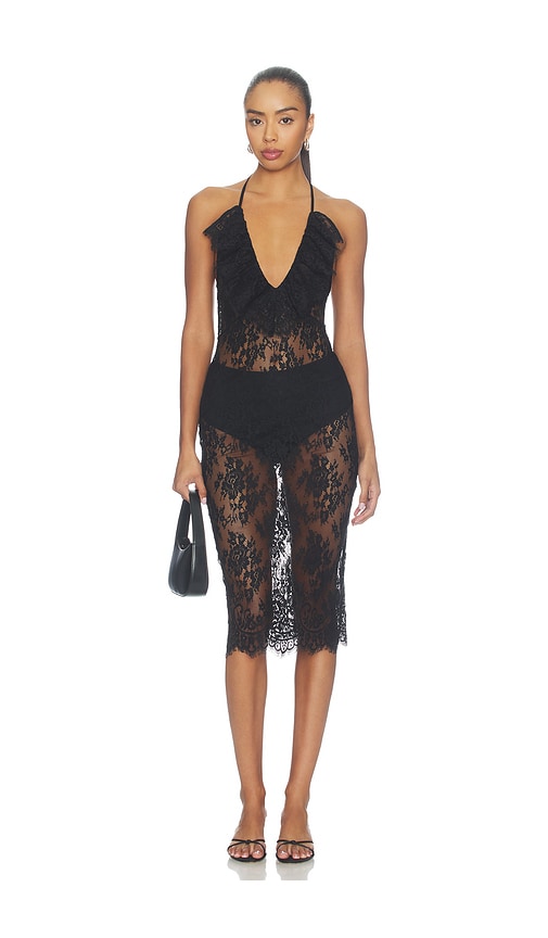 Veya Midi Dress by LPA in Black