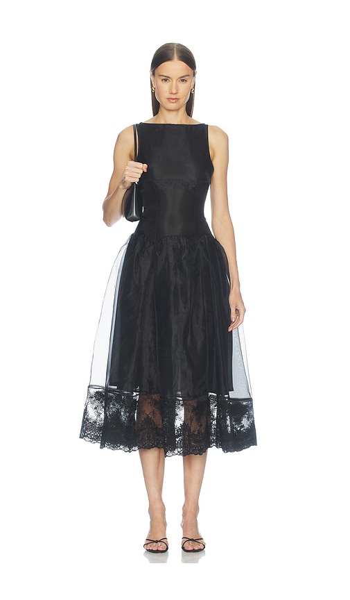 Elsie Midi Dress by LPA in Black