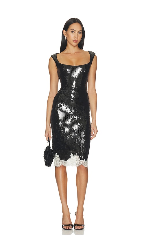 Jia Midi Dress by LPA in Black