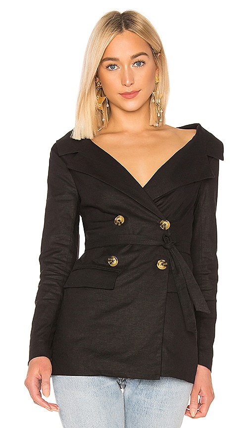 Wide Neck Blazer