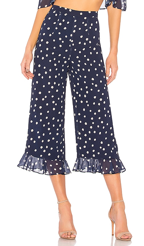 High Waist Pant With Ruffle