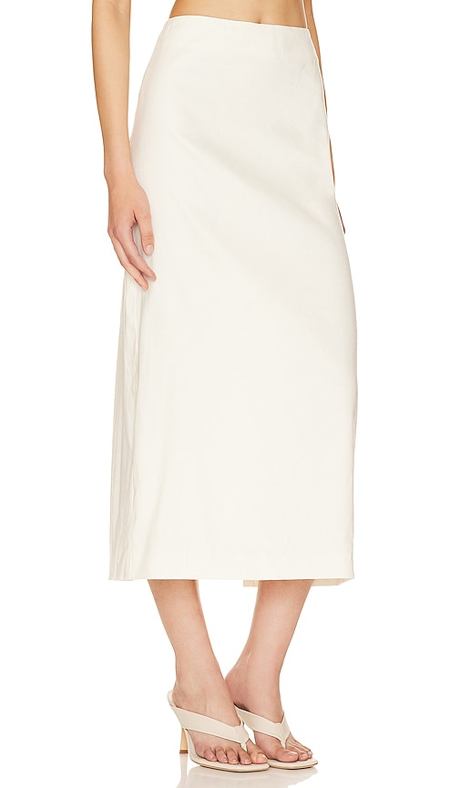 Shop Lpa Adoel Skirt In Ivory