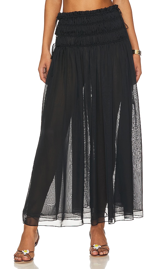 Lpa Ophelia Maxi Skirt In Black
