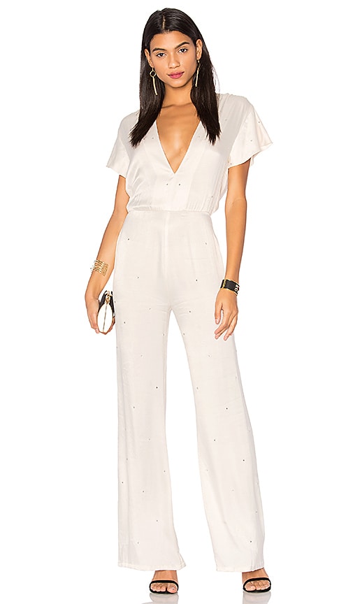 cream jumpsuit