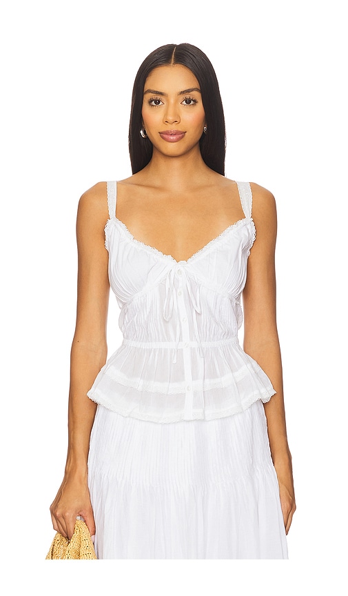 Emmy Top in White. - size XS (also in M, S)