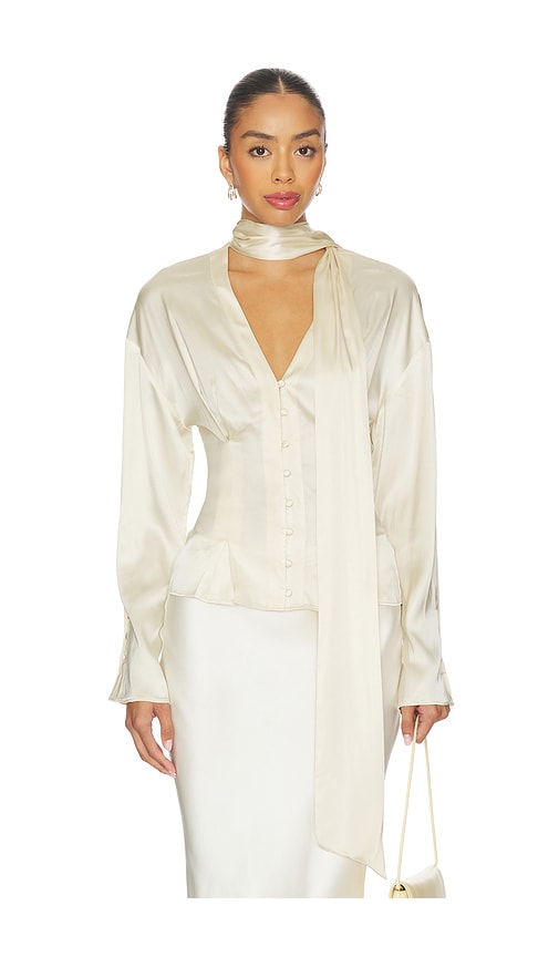 Lpa Cassidy Blouse In Gray