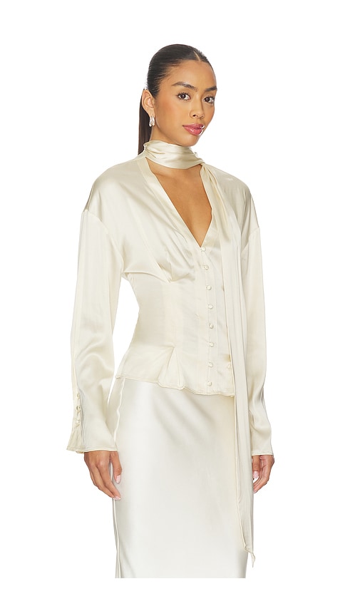 Lpa Cassidy Blouse In Gray