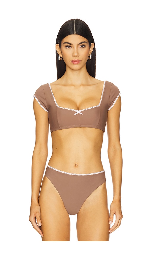 Drizella Top in Brown. - size L (also in M, S, XL, XS, XXS) - LPA - Modalova
