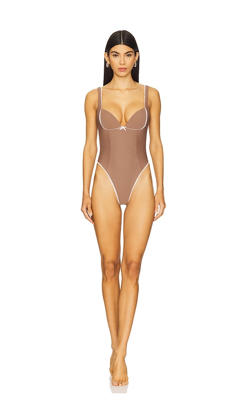 Mirabella One Piece in Brown. - size XXS (also in L, M, S, XL, XS)