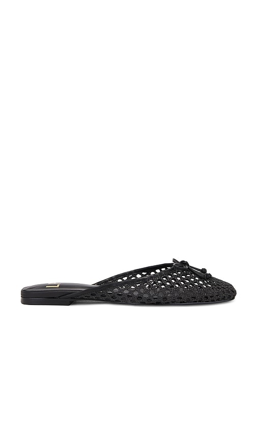 Shop Lpa Milano Mule In Black Woven Leather