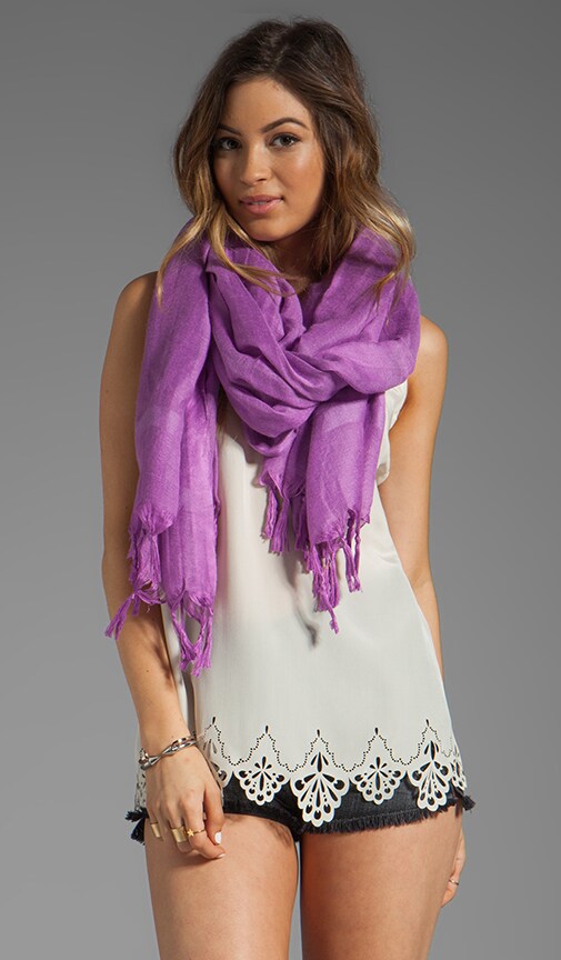 Knotted Tassel Scarf