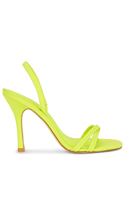 Buy Lemon Yellow Braided Cruelty Free Leather Heels for Women Online in  India
