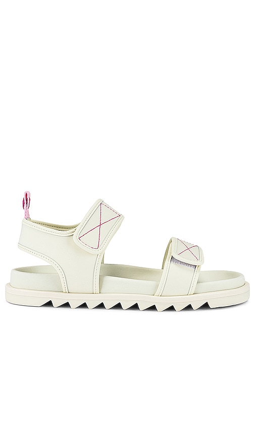 Larroude Malibu Sandal in White