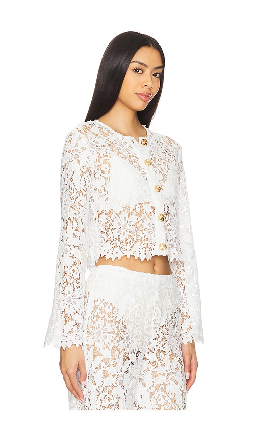  La Porte Shirt Mit Knöpfen Coco In White. Größe L. Also In M. 