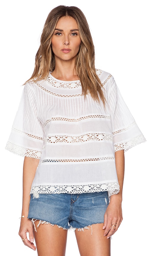 Vivian Swing Top with Lace