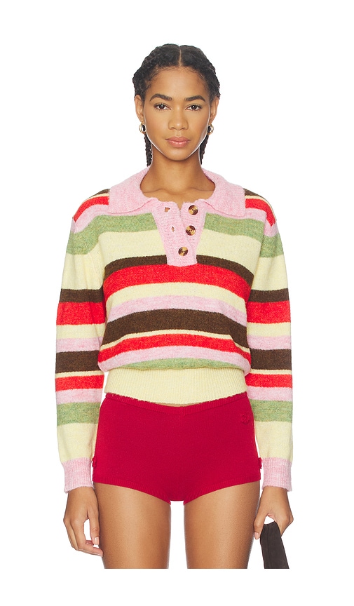 Lisa Says Gah Alaia Polo Sweater