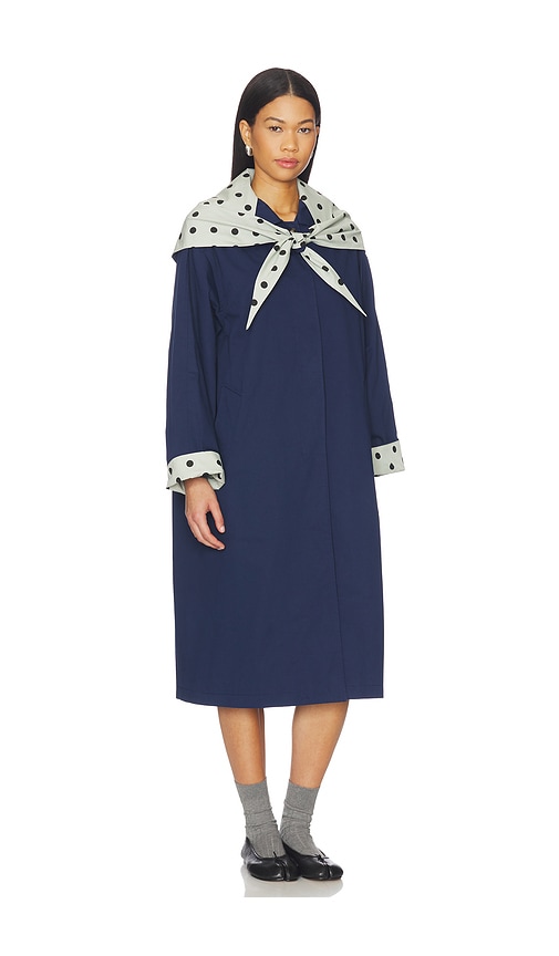  Lisa Says Gah Trenchcoat Olson In Navy. Größe Xs. Also In S, M, L, Xl, Xxl, Xxxl. 