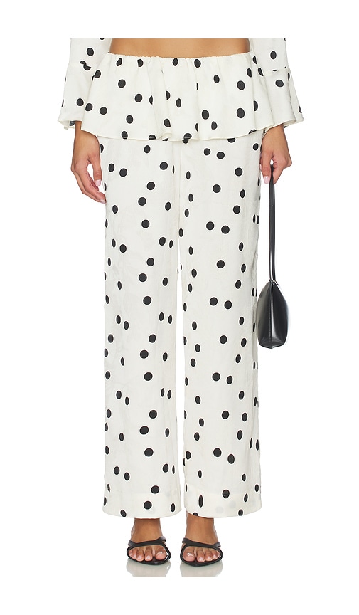 Lisa Says Gah Renee Pant in White Dot