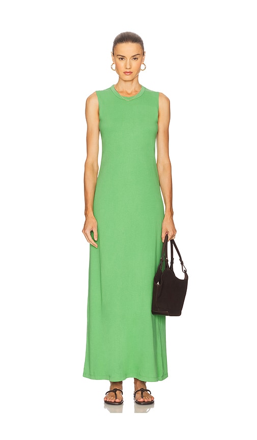 Margo Sleeveless Maxi Dress in Green. - size XL (also in L, M, S, XS)