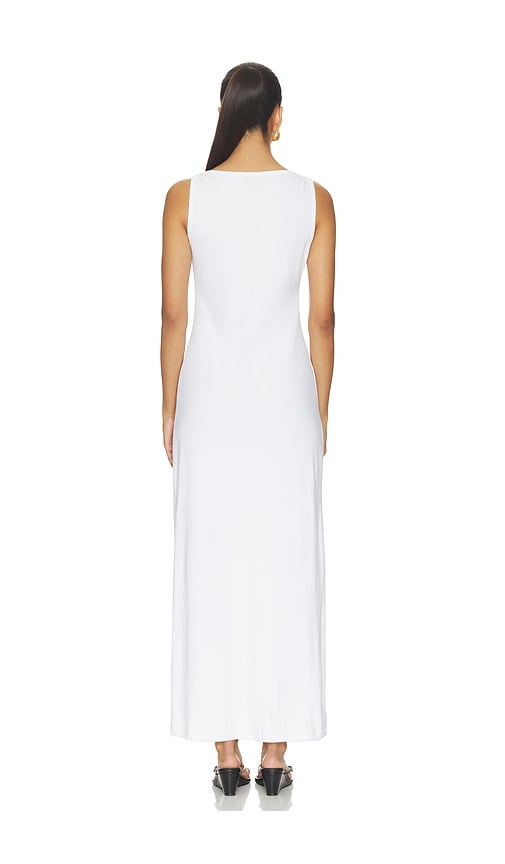  Leset Maxikleid Mit U-boot-ausschnitt Nando In White. Größe S. Also In M. 