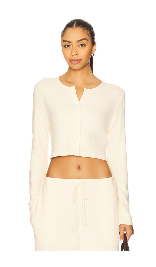LESET Lauren Crop Cardigan