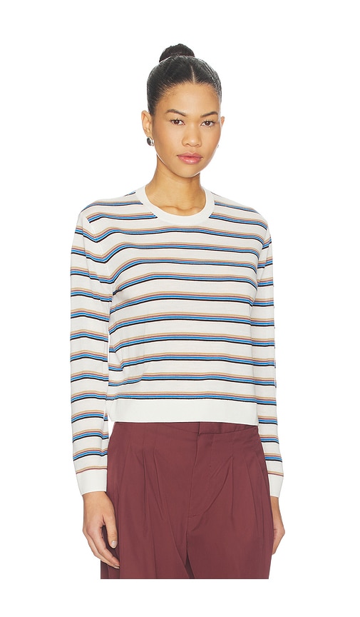Leset James Stripe Classic Crew In Multi