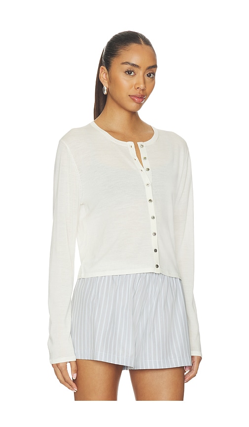  Leset Cardigan Mit Rundhalsausschnitt James In White. Größe Xs. Also In S, L. 