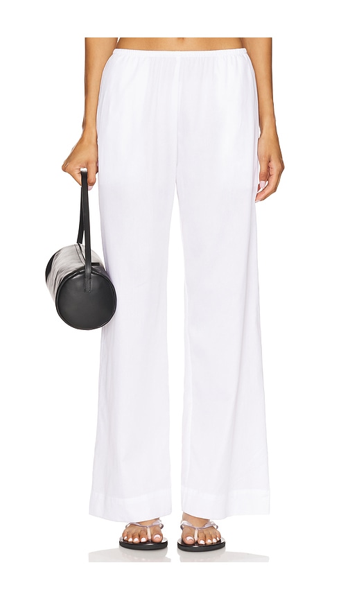 Yoko Pocket Pant in White. - size XL (also in L)
