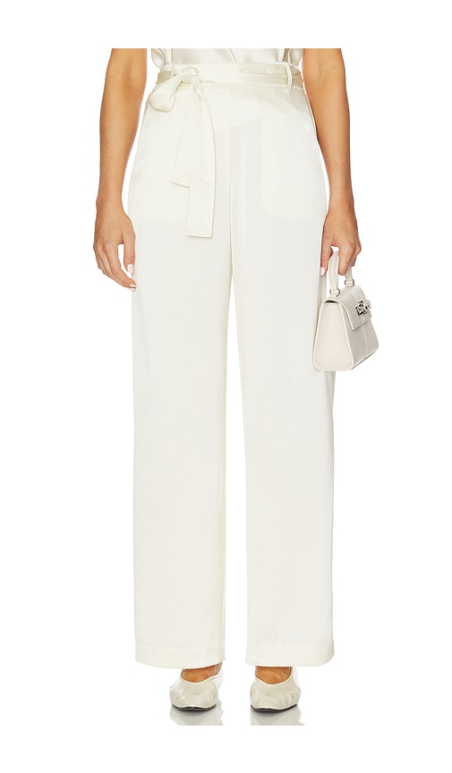 Barb Tailored Pant in Cream. - size L (also in M, S, XS) - LESET - Modalova