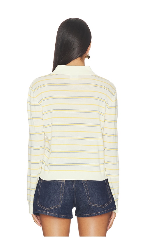  Leset Poloshirt Mit Streifen James In Lemon. Größe Xs. Also In S, M. 