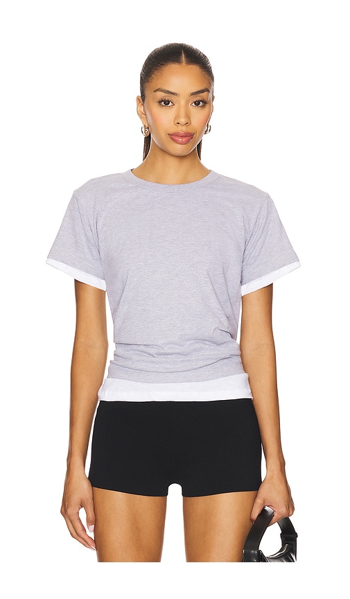 The Margo Tee in Light Grey. - size XL (also in L, M, S, XS)