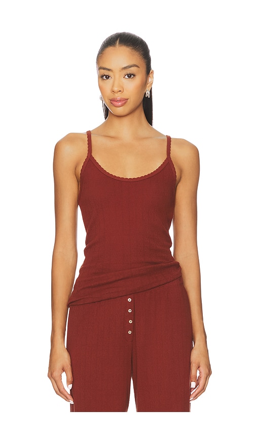 LESET Pointelle Classic Tank Top