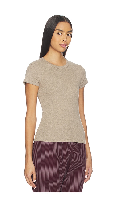 Leset Nando Slim Fit Tee In Burgundy