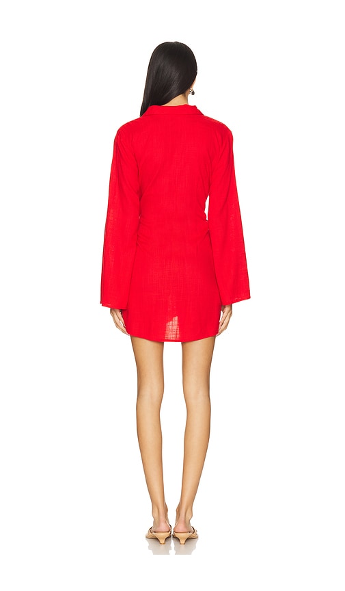  Lspace Las Palmas Dress In Red. Size S. Also In Xs, M, L. 