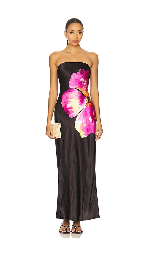 Spring in Love Dress in Black. - size XS (also in L, M, S, XL)