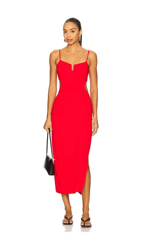 L*space Cameron Midi Dress In Red