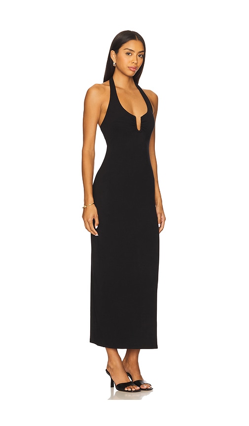 L*space Lspace La Femme Cover-up Halter Maxi Dress In Black