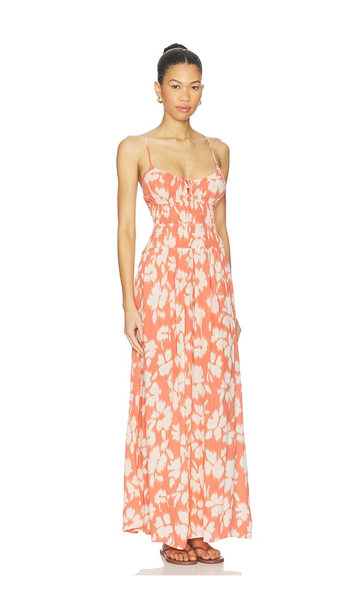  Lspace Tala Maxi Dress In Coral. Size S. Also In Xs, M. 