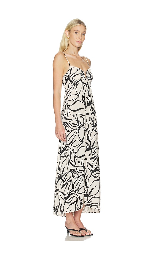  Lspace Chara Maxi Dress In Black,white. Size S. Also In M, L. 