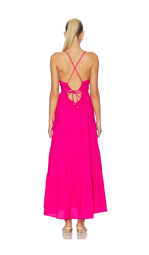  Lspace Laina Dress In Fuchsia. Size S. Also In Xs, M, L. 